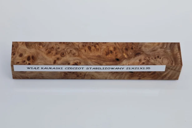 Wiąz Kaukaski Caucasian Elm czeczot burl stabilizowane drewno do toczenia na długopis stabilized wood for pen blank