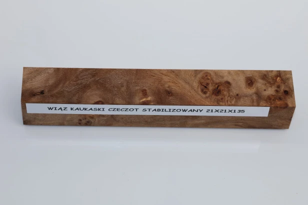 Wiąz Kaukaski Caucasian Elm czeczot burl stabilizowane drewno do toczenia na długopis stabilized wood for pen blank