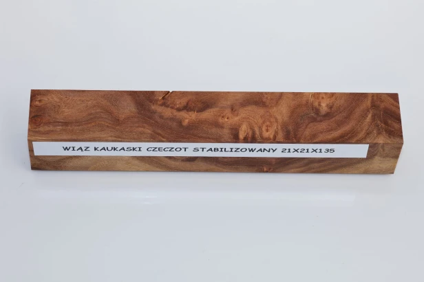 Wiąz Kaukaski Caucasian Elm czeczot burl stabilizowane drewno do toczenia na długopis stabilized wood for pen blank