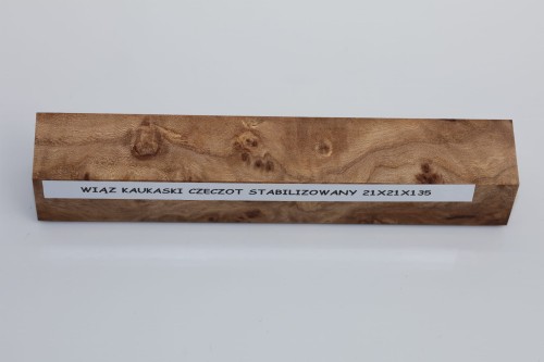 Wiąz Kaukaski Caucasian Elm czeczot burl stabilizowane drewno do toczenia na długopis stabilized wood for pen blank