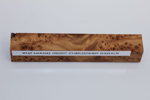 Wiąz Kaukaski Caucasian Elm czeczot burl stabilizowane drewno do toczenia na długopis stabilized wood for pen blank