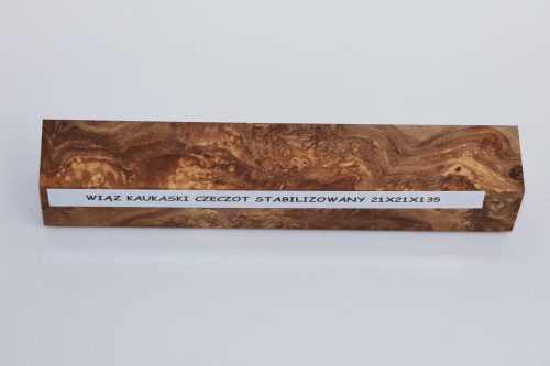 Wiąz Kaukaski Caucasian Elm czeczot burl stabilizowane drewno do toczenia na długopis stabilized wood for pen blank