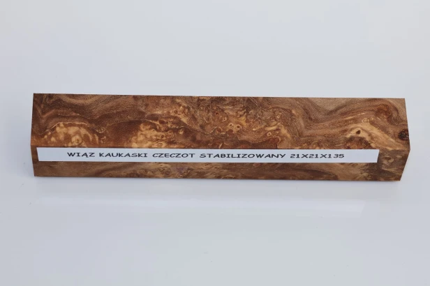 Wiąz Kaukaski Caucasian Elm czeczot burl stabilizowane drewno do toczenia na długopis stabilized wood for pen blank
