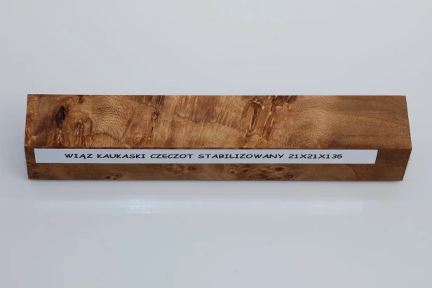 Wiąz Kaukaski Caucasian Elm czeczot burl stabilizowane drewno do toczenia na długopis stabilized wood for pen blank