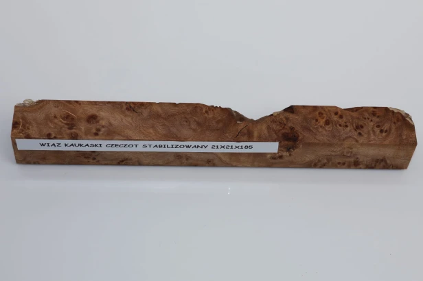 Wiąz Kaukaski Caucasian Elm czeczot burl stabilizowane drewno do toczenia na długopis stabilized wood for pen blank