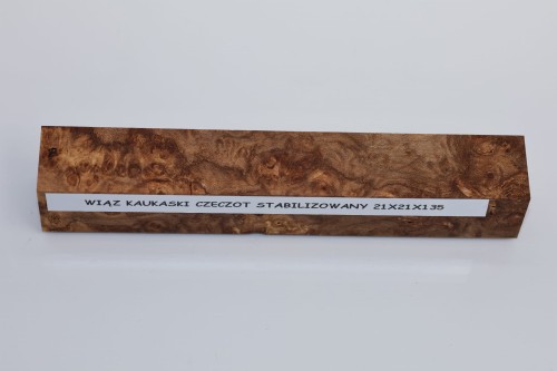 Wiąz Kaukaski Caucasian Elm czeczot burl stabilizowane drewno do toczenia na długopis stabilized wood for pen blank