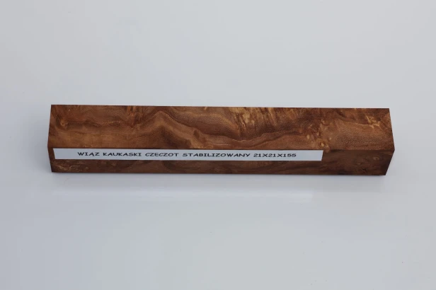 Wiąz Kaukaski Caucasian Elm czeczot burl stabilizowane drewno do toczenia na długopis stabilized wood for pen blank
