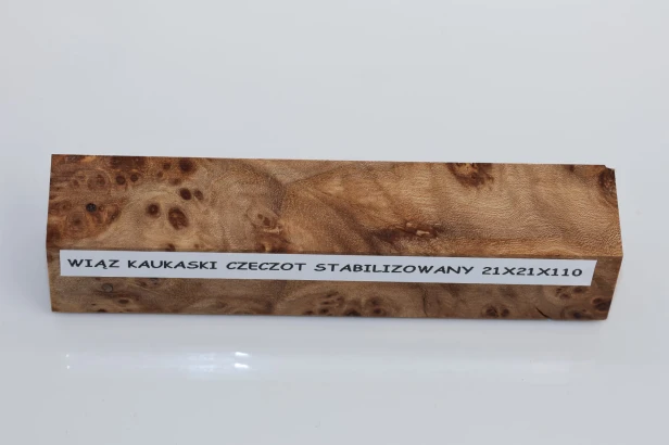 Wiąz Kaukaski Caucasian Elm czeczot burl stabilizowane drewno do toczenia na długopis stabilized wood for pen blank