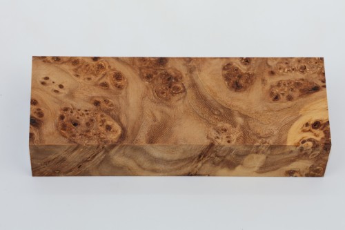 Wiąz Kaukaski Caucasian Elm czeczot burl stabilizowane drewno na rękojeść noża stabilized wood for knifes