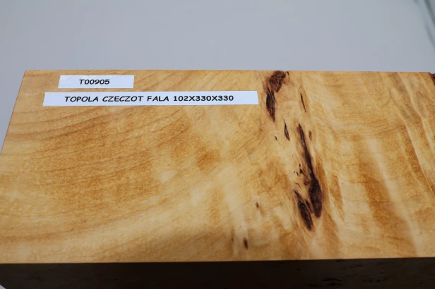 Topola czeczot fala Poplar Wood Burl Flame drewno do toczenia wood for turning