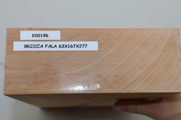 Brzoza fala Birch Flame drewno do toczenia kantówka wood for turning Timber