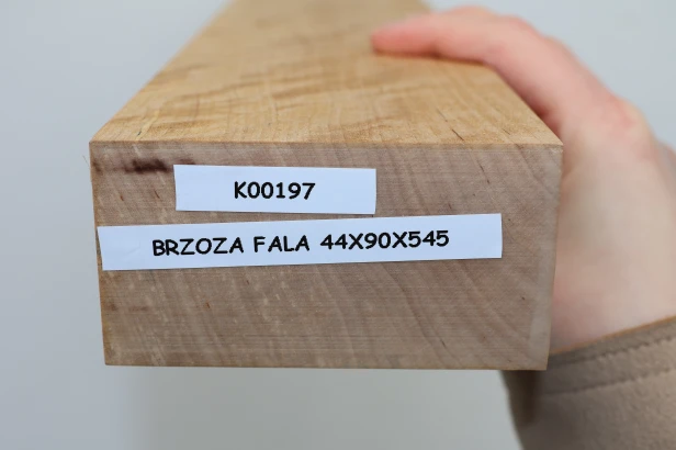 Brzoza fala Birch Flame drewno do toczenia kantówka wood for turning Timber