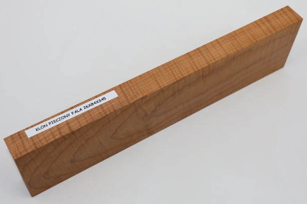 Klon pieczony fala Baked Maple Flame drewno do toczenia kantówka wood for turning Timber