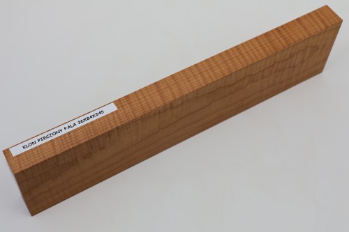 Klon pieczony fala Baked Maple Flame drewno do toczenia kantówka wood for turning Timber