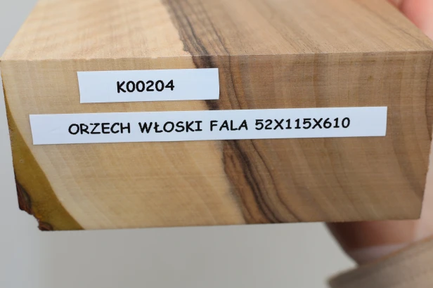 Orzech włoski fala Walnut Flame drewno do toczenia kantówka wood for turning Timber