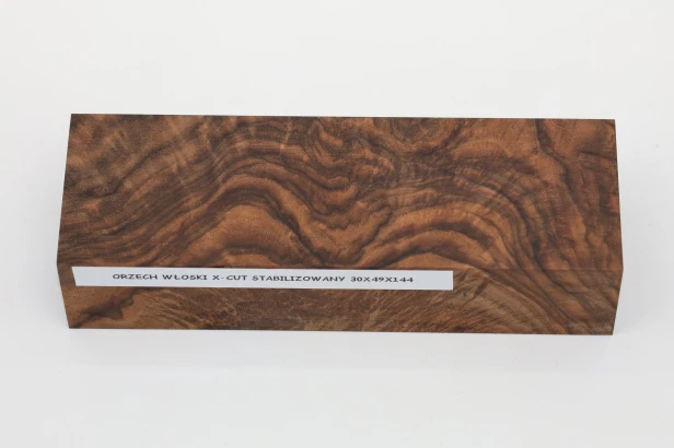 Orzech włoski X-CUT Walnut Wood stabilizowane drewno na rękojeść noża stabilized wood for knifes