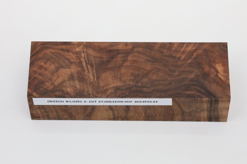 Orzech włoski X-CUT Walnut Wood stabilizowane drewno na rękojeść noża stabilized wood for knifes