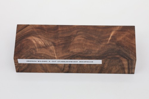 Orzech włoski X-CUT Walnut Wood stabilizowane drewno na rękojeść noża stabilized wood for knifes