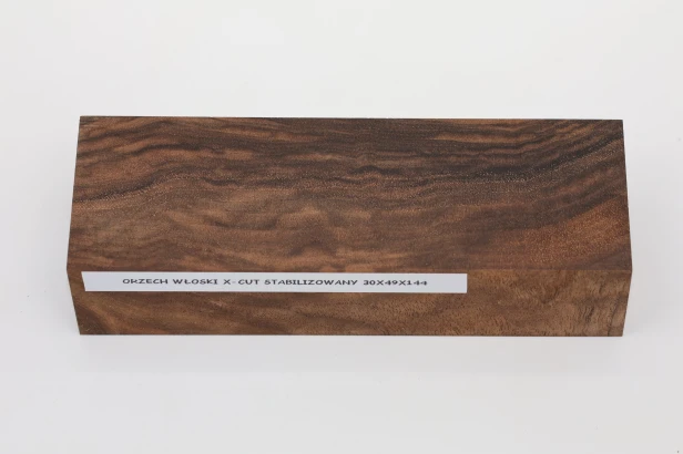Orzech włoski X-CUT Walnut Wood stabilizowane drewno na rękojeść noża stabilized wood for knifes