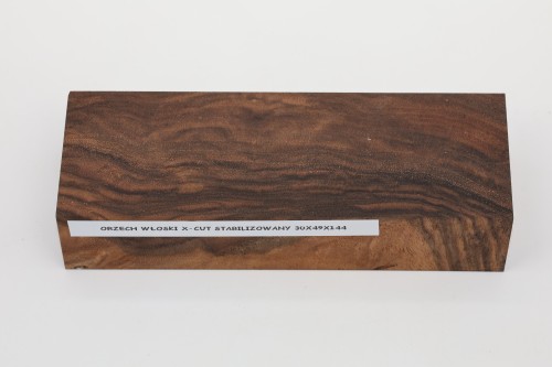 Orzech włoski X-CUT Walnut Wood stabilizowane drewno na rękojeść noża stabilized wood for knifes
