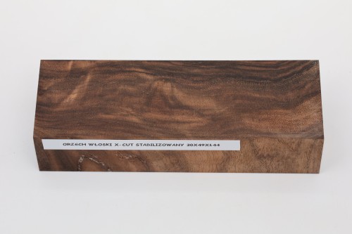 Orzech włoski X-CUT Walnut Wood stabilizowane drewno na rękojeść noża stabilized wood for knifes