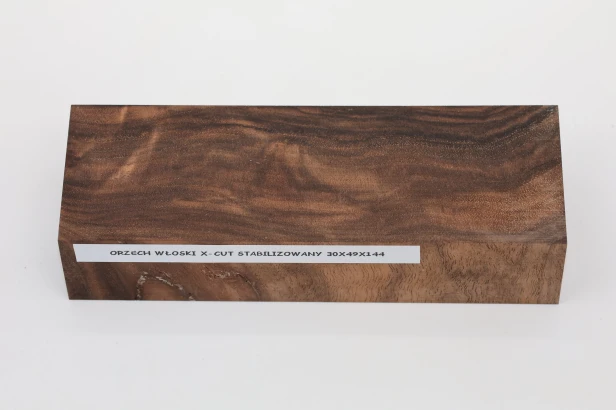 Orzech włoski X-CUT Walnut Wood stabilizowane drewno na rękojeść noża stabilized wood for knifes