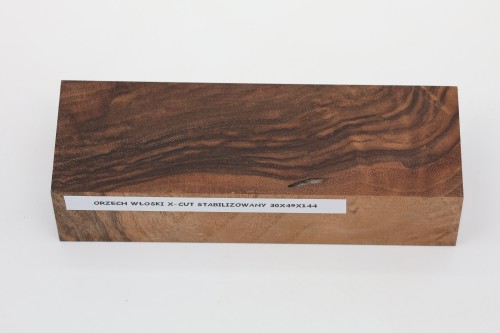 Orzech włoski X-CUT Walnut Wood stabilizowane drewno na rękojeść noża stabilized wood for knifes