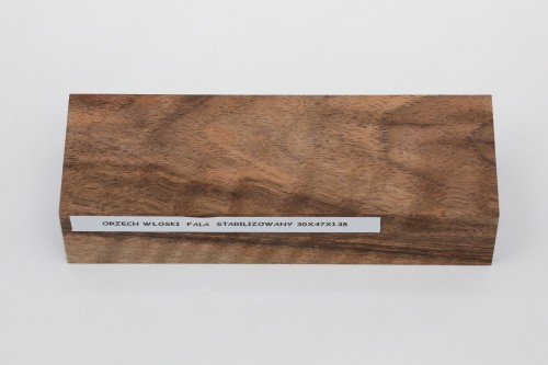 Orzech włoski fala Flame Walnut Wood stabilizowane drewno na rękojeść noża stabilized wood for knifes