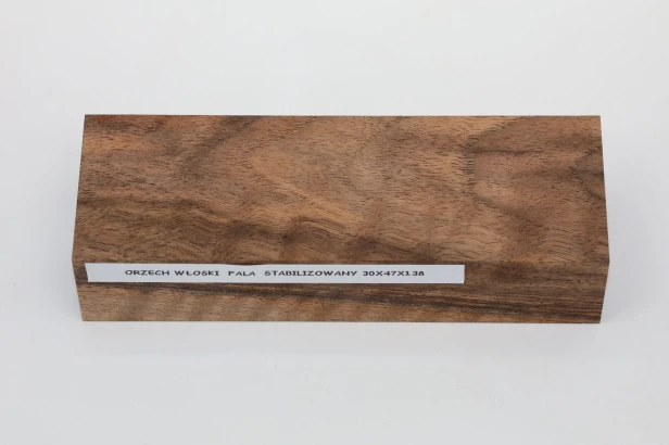 Orzech włoski fala Flame Walnut Wood stabilizowane drewno na rękojeść noża stabilized wood for knifes