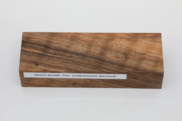 Orzech włoski fala Flame Walnut Wood stabilizowane drewno na rękojeść noża stabilized wood for knifes