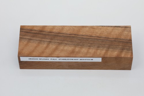Orzech włoski fala Flame Walnut Wood stabilizowane drewno na rękojeść noża stabilized wood for knifes