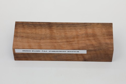 Orzech włoski fala Flame Walnut Wood stabilizowane drewno na rękojeść noża stabilized wood for knifes