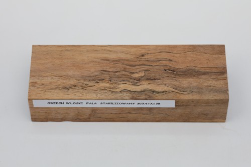 Orzech włoski fala Flame Walnut Wood stabilizowane drewno na rękojeść noża stabilized wood for knifes