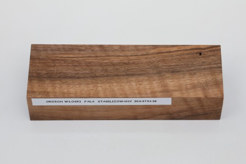 Orzech włoski fala Flame Walnut Wood stabilizowane drewno na rękojeść noża stabilized wood for knifes