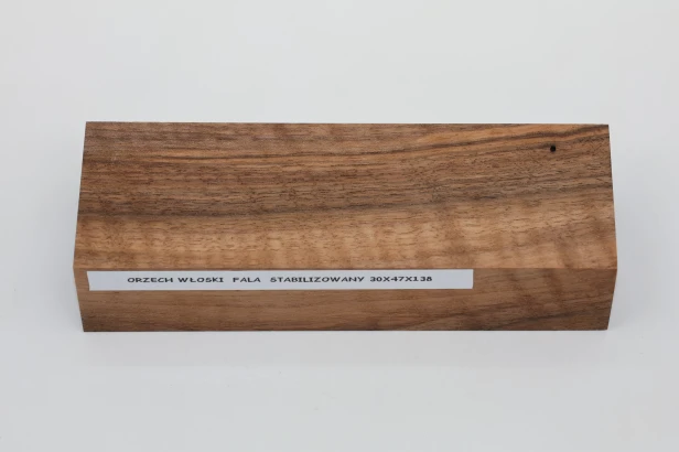 Orzech włoski fala Flame Walnut Wood stabilizowane drewno na rękojeść noża stabilized wood for knifes