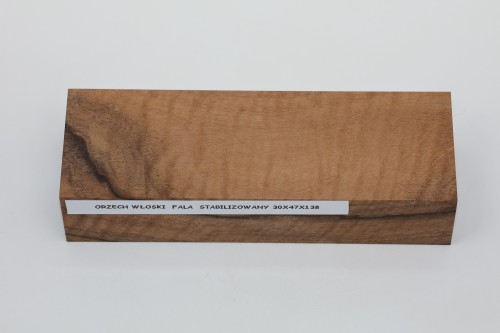 Orzech włoski fala Flame Walnut Wood stabilizowane drewno na rękojeść noża stabilized wood for knifes