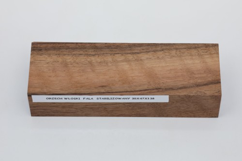 Orzech włoski fala Flame Walnut Wood stabilizowane drewno na rękojeść noża stabilized wood for knifes