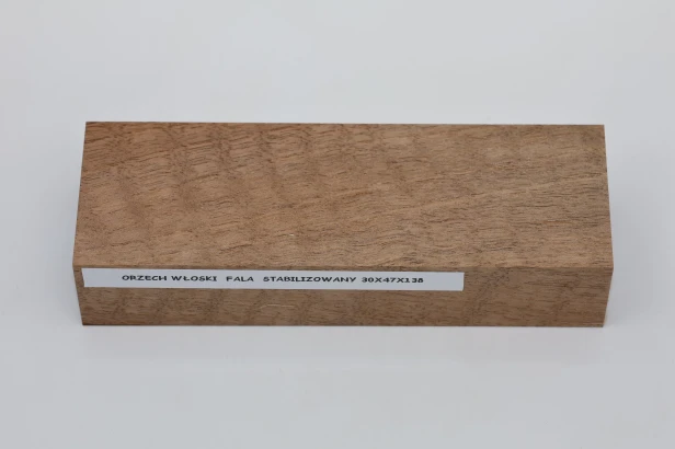 Orzech włoski fala Flame Walnut Wood stabilizowane drewno na rękojeść noża stabilized wood for knifes