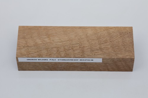 Orzech włoski fala Flame Walnut Wood stabilizowane drewno na rękojeść noża stabilized wood for knifes