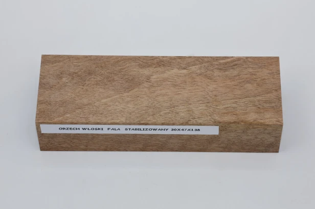 Orzech włoski fala Flame Walnut Wood stabilizowane drewno na rękojeść noża stabilized wood for knifes