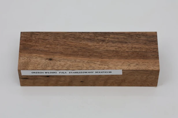 Orzech włoski fala Flame Walnut Wood stabilizowane drewno na rękojeść noża stabilized wood for knifes