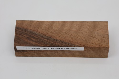 Orzech włoski fala Flame Walnut Wood stabilizowane drewno na rękojeść noża stabilized wood for knifes