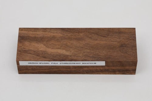 Orzech włoski fala Flame Walnut Wood stabilizowane drewno na rękojeść noża stabilized wood for knifes