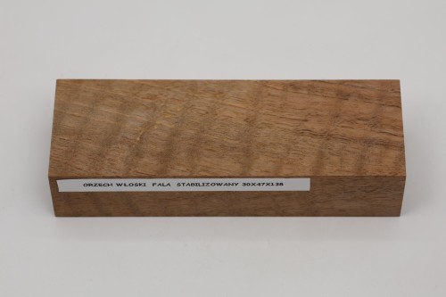 Orzech włoski fala Flame Walnut Wood stabilizowane drewno na rękojeść noża stabilized wood for knifes