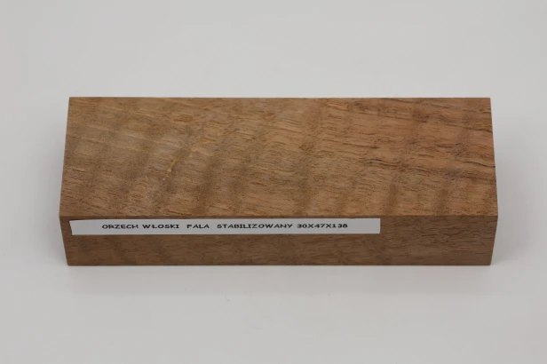 Orzech włoski fala Flame Walnut Wood stabilizowane drewno na rękojeść noża stabilized wood for knifes