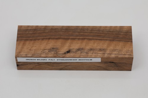 Orzech włoski fala Flame Walnut Wood stabilizowane drewno na rękojeść noża stabilized wood for knifes