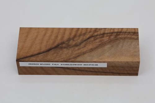 Orzech włoski fala Flame Walnut Wood stabilizowane drewno na rękojeść noża stabilized wood for knife