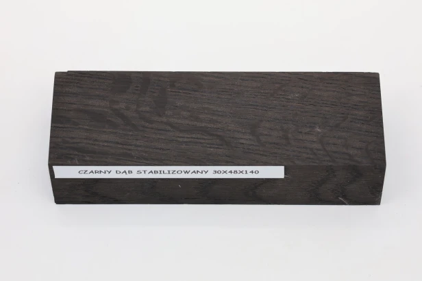 Czarny dąb Black Oak stabilizowane drewno na rękojeść noża stabilized wood for knife