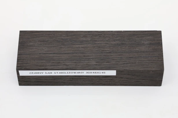 Czarny dąb Black Oak stabilizowane drewno na rękojeść noża stabilized wood for knife