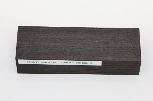 Czarny dąb Black Oak stabilizowane drewno na rękojeść noża stabilized wood for knife